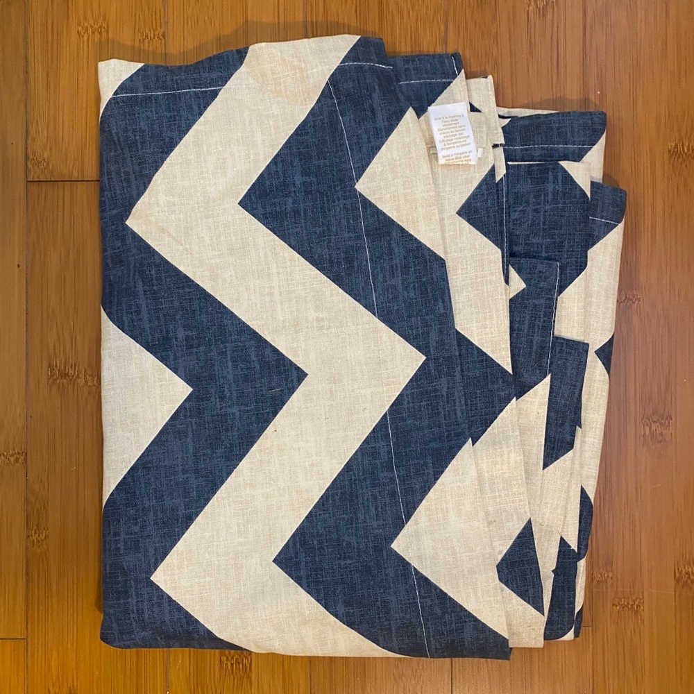 West Elm Chevron Curtains (84")